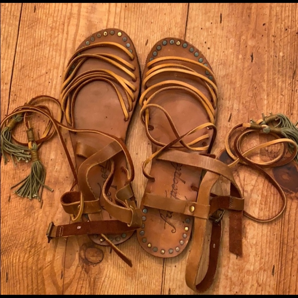Free People gladiator Sandal Size 40